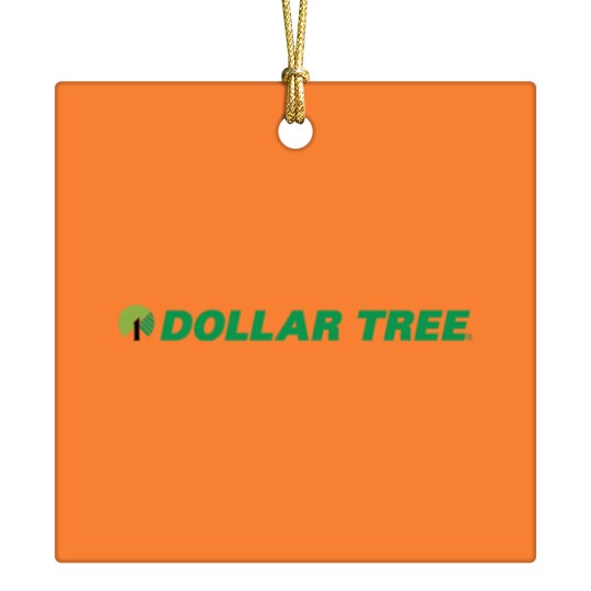 Discover Dollar Tree Logo Ceramic Ornaments