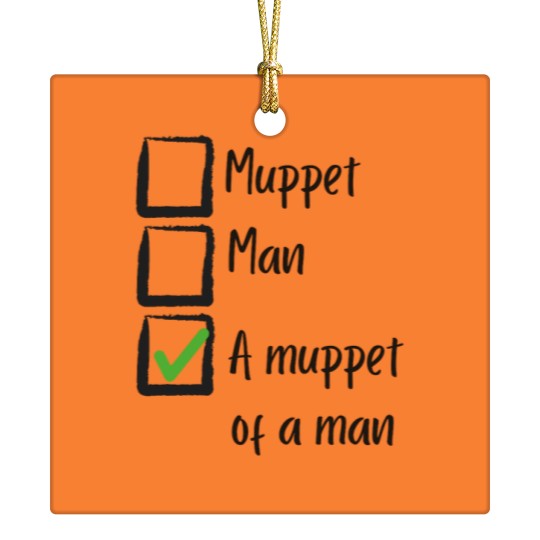 Discover Man2 Muppet Ceramic Ornaments