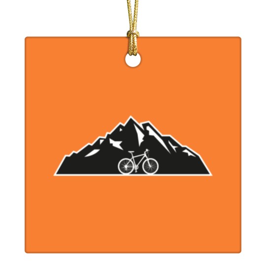 Discover Mountain biking pullover Ceramic Ornaments for cyclists