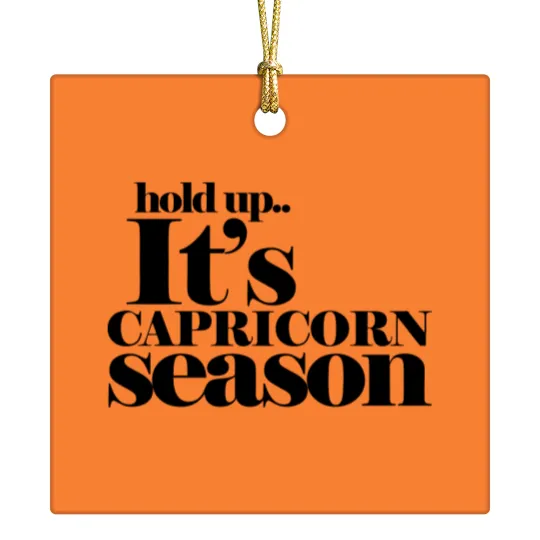 Discover CAPRICORN SEASON Ceramic Ornaments