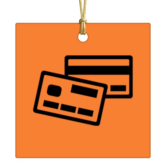 Discover Credit card Ceramic Ornaments