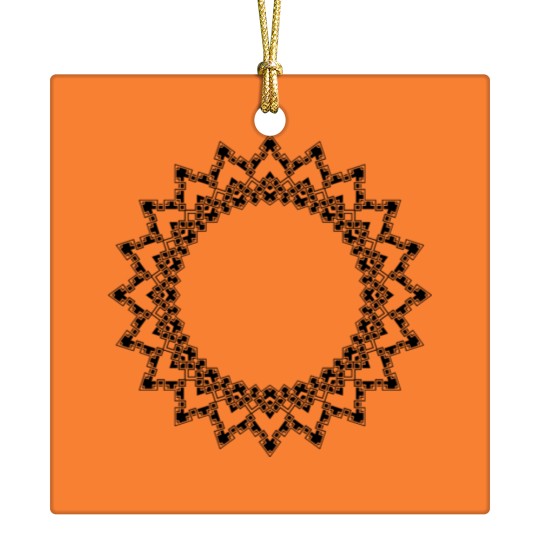 Discover Border 4 Derivative 10 Ceramic Ornaments