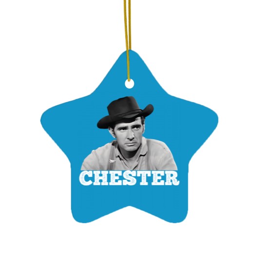 Discover Chester - Gunsmoke - Tv Western Ceramic Ornaments