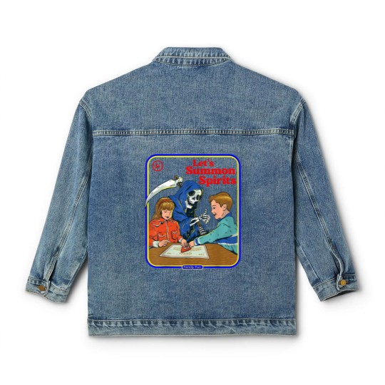 Discover Lets Summon Ghosts - Summon Ghosts - Classic Women's Denim Jackets