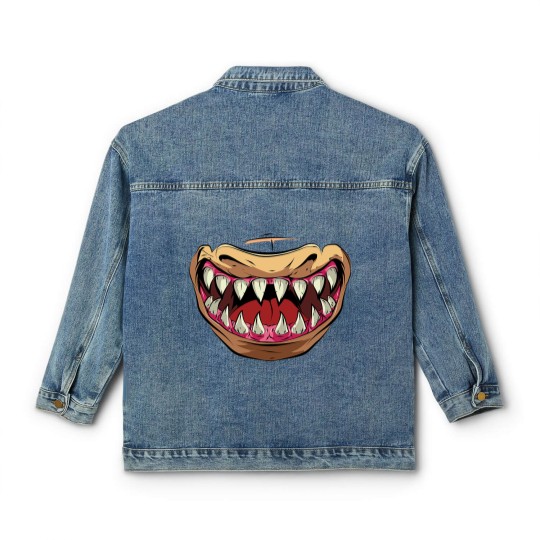 Discover Slammu Mask - Street Sharks - Classic Women's Denim Jackets