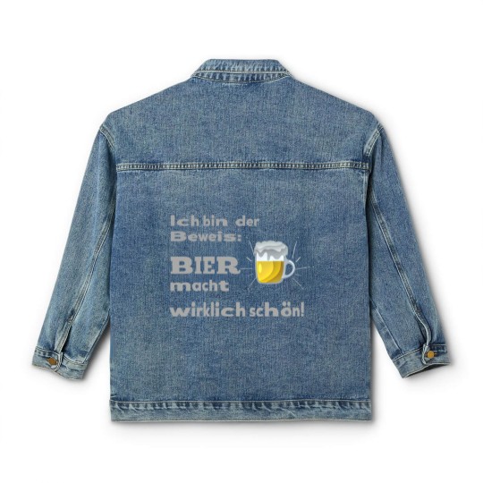 Discover Beer Quote Funny Funny brewery Classic Women's Denim Jackets