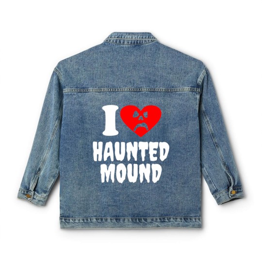 Discover I Love Haunted Mound Classic Women's Denim Jackets