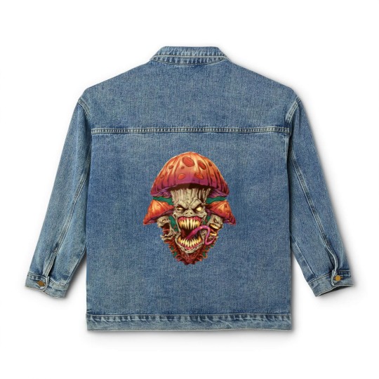 Discover The 3 Evil Mushrooms Classic Women's Denim Jackets