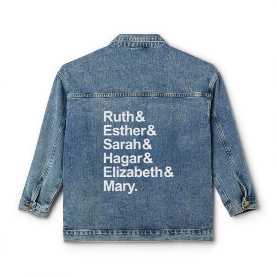Discover Strong Women of the Bible Classic Women's Denim Jackets