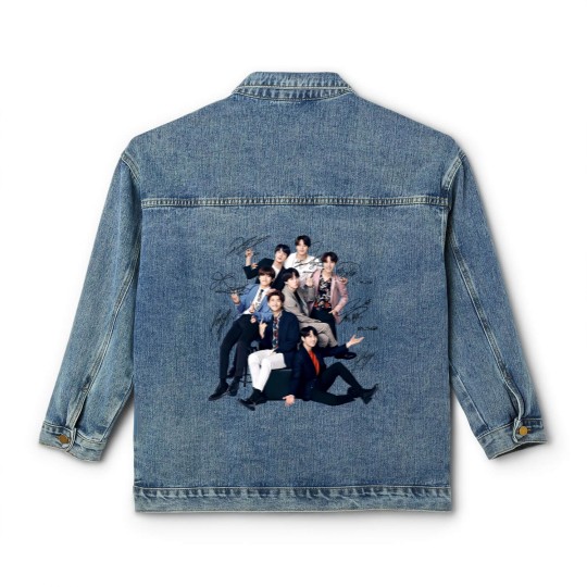 Discover Bts Classic Women's Denim Jackets, Bts Sign Classic Women's Denim Jackets, BTS Group Classic Women's Denim Jackets