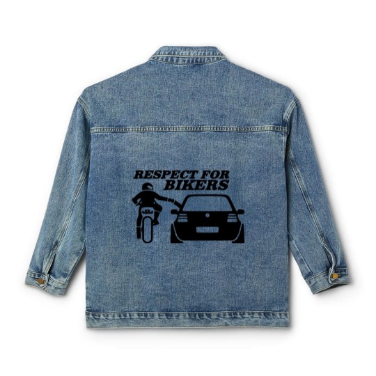 Discover Respect for bikers Classic Women's Denim Jackets