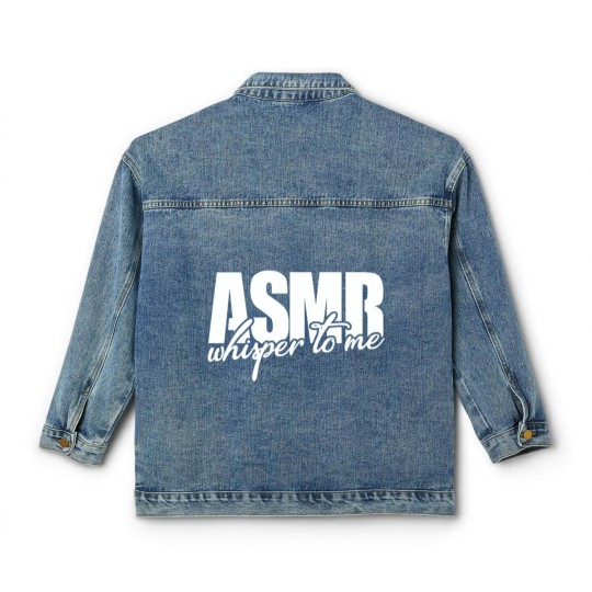 Discover ASMR Whisper To Me Classic Women's Denim Jackets