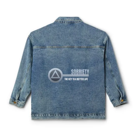 Discover Sobriety Key - Sobriety - Classic Women's Denim Jackets