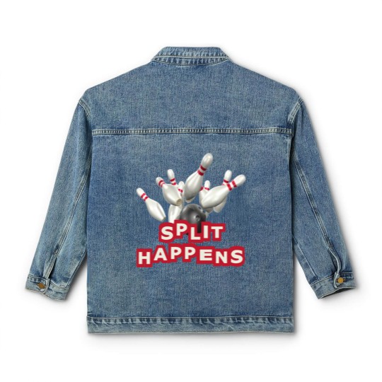 Discover Bowling Split Happens Classic Women's Denim Jackets