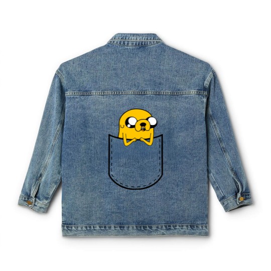 Discover Adventure Time Pocket Jake Classic Women's Denim Jackets