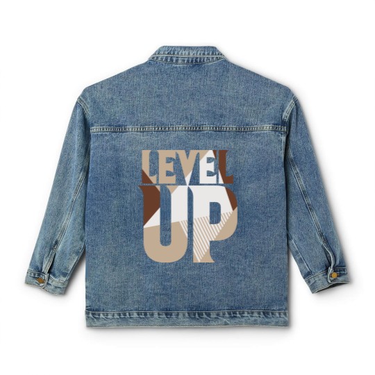 Discover Level Up Dunk High Light Chocolate Matching Sneaker Classic Women's Denim Jackets