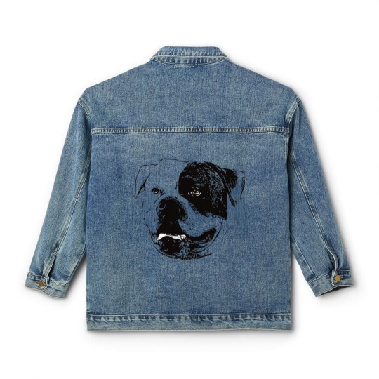 Discover American Bulldog Face Classic Women's Denim Jackets