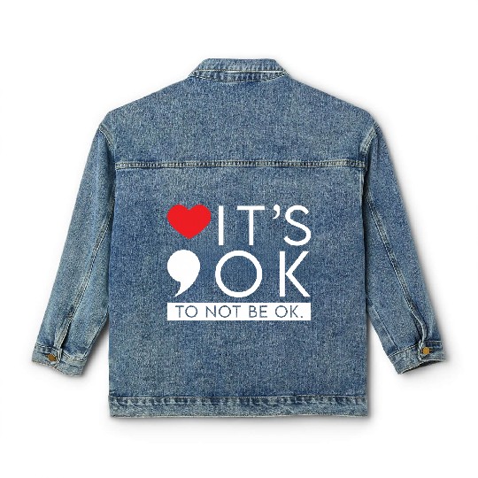 Discover Green Ribbon Warrior & Supporters - Mental Health Awareness Classic Women's Denim Jackets