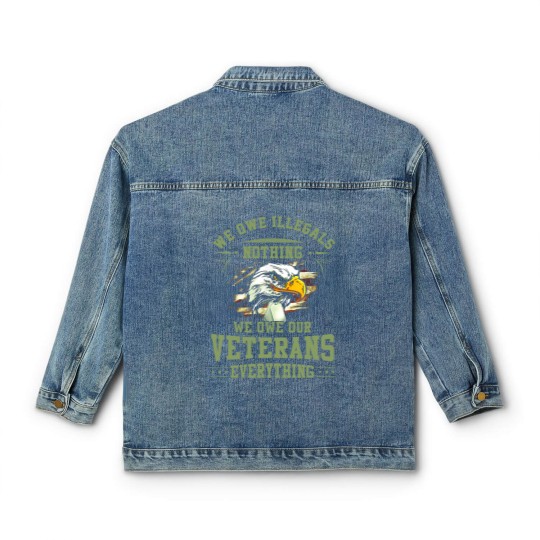 Discover We Owe Our Veterans Everything Classic Women's Denim Jackets