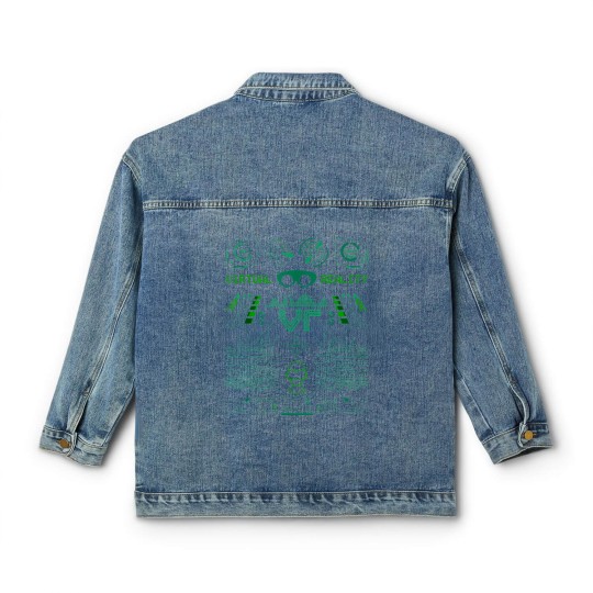 Discover Virtual Reality VR Retro Gamers Classic Women's Denim Jackets