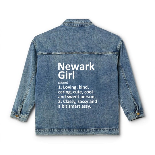Discover Newark New Jersey Classic Women's Denim Jackets