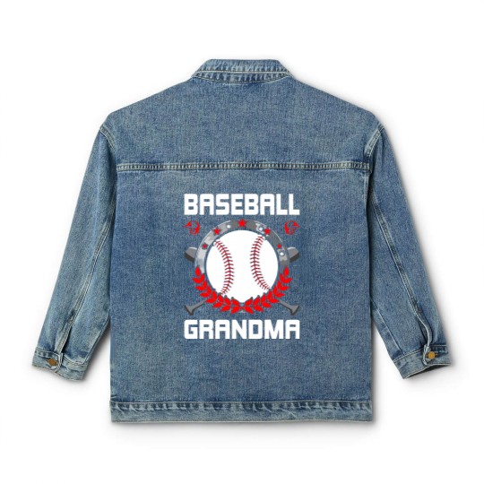 Discover Baseball Grandma Baseball Lover Classic Women's Denim Jackets