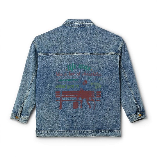 Discover Life is Like A Box of Chocolates  Unisex Classic Women's Denim Jackets