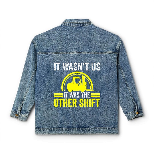Discover Forklift Driver Forklift Operator Classic Women's Denim Jackets