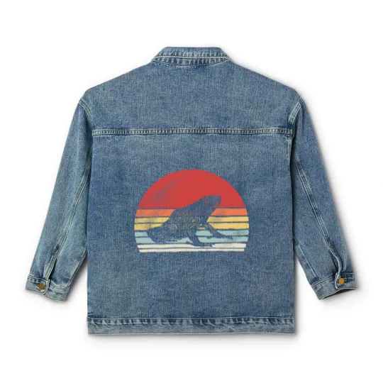 Discover Vintage Retro Poison Dart Frog Classic Women's Denim Jackets