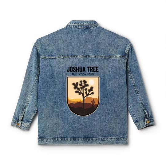 Discover Joshua Tree Classic Women's Denim Jackets Vintage Joshua Tree National Park Classic Women's Denim Jackets