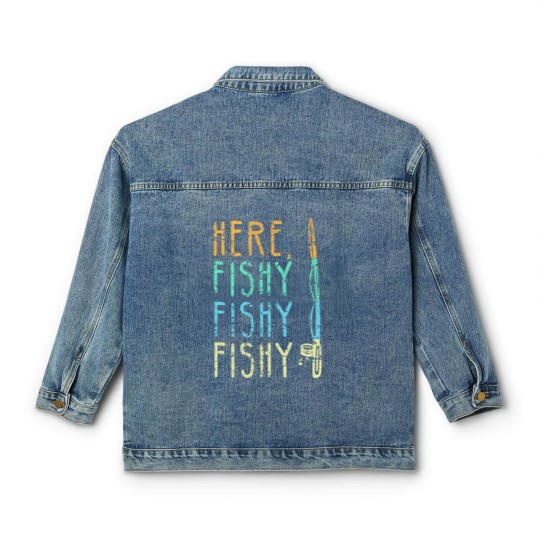 Discover Here Fishy Fishy Fishy Classic Women's Denim Jackets