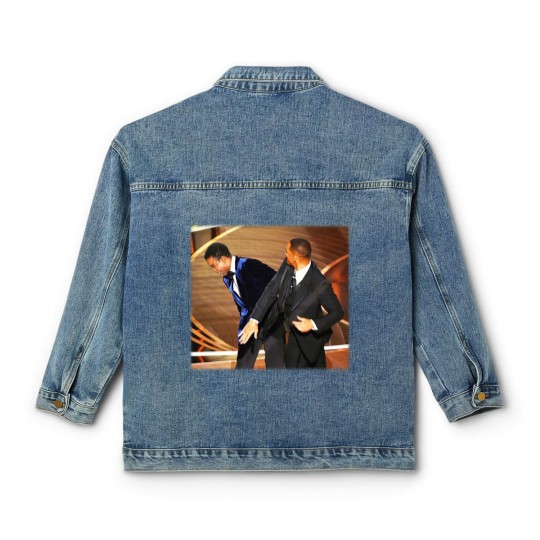 Discover Will Smith Slap Chris Rocks At Oscar Essential Classic Women's Denim Jackets