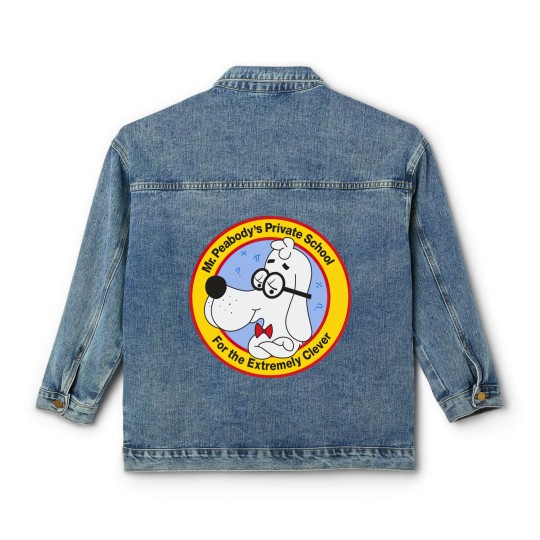Discover Mr. Peabody's School for the Extremely Clever - Mr Peabody - Classic Women's Denim Jackets