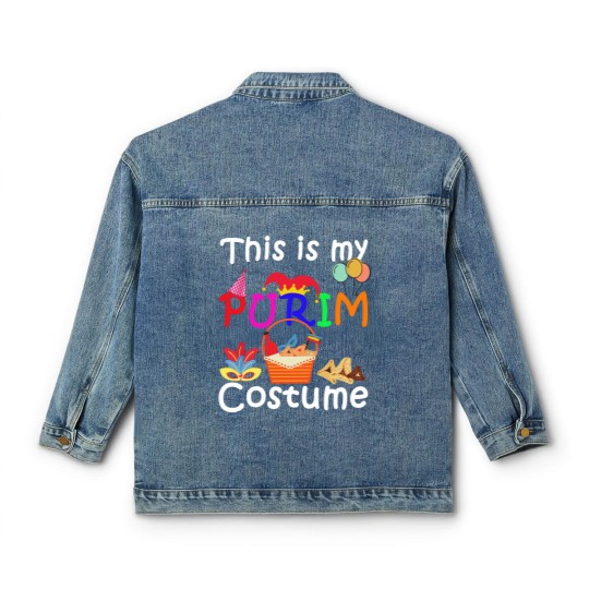 Discover This Is My Purim Costume Jewish Classic Women's Denim Jackets