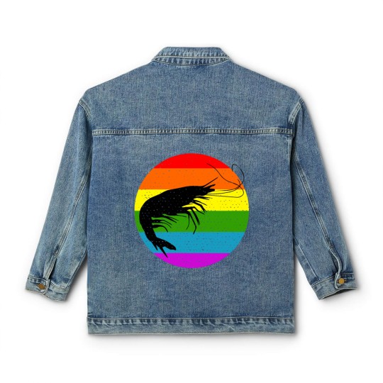 Discover Rainbow Shrimp Classic Women's Denim Jackets