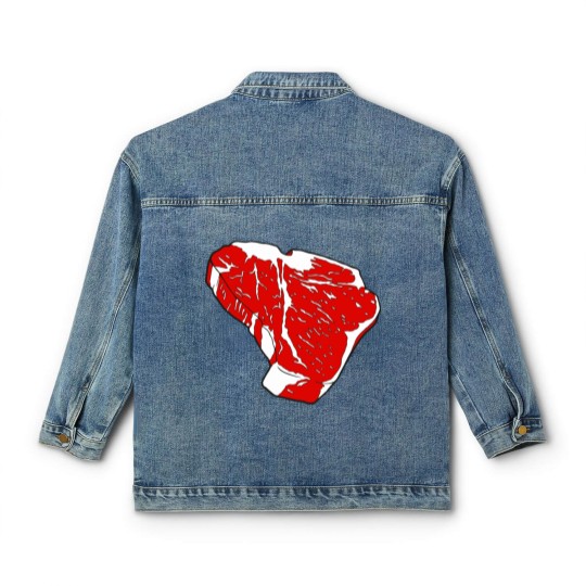 Discover T-Bone Steak Classic Women's Denim Jackets