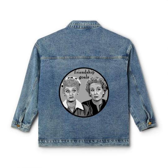 Discover Friendship Goals - Lucy And Ethel - Classic Women's Denim Jackets