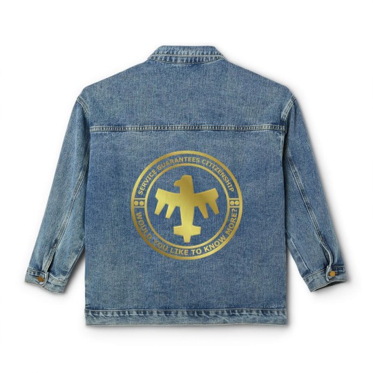 Discover Service Guarantees Citizenship. - Starship Troopers - Classic Women's Denim Jackets