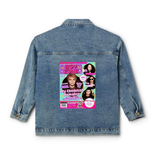 Discover My Chemical Romance Classic Women's Denim Jackets, Boy Zone My Chemical Romance Classic Women's Denim Jackets, My Chemical Romance, Boy Zone Tribute MCR