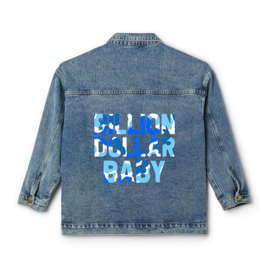 Discover Billion Dollar Baby Blueberry Camo Classic Women's Denim Jackets