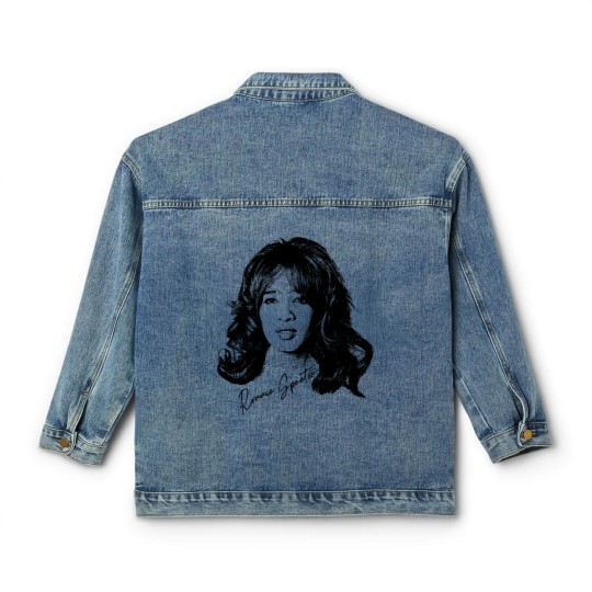 Discover Ronnie Spector / Retro Style Fan Artwork - Ronnie Spector - Classic Women's Denim Jackets