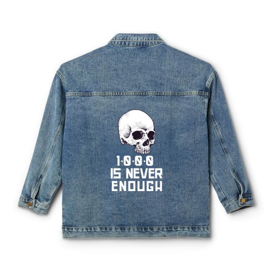 Discover 1000 Is Never Enough Recovery Alcoholic - Alcoholics Anonymous - Classic Women's Denim Jackets