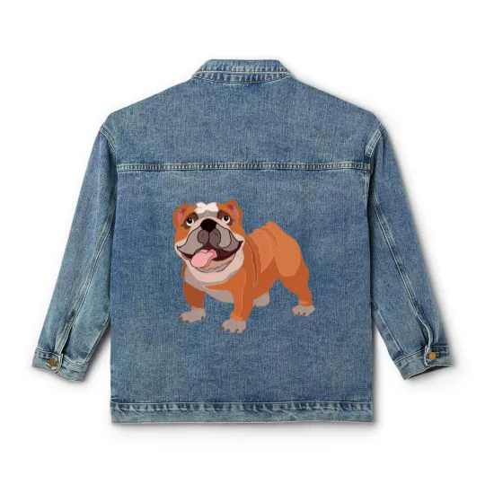 Discover Happy bulldog Classic Women's Denim Jackets