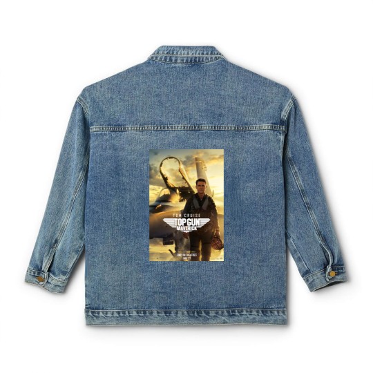 Discover Tom Cruise Top Gun Maverick Jets Flying Navy Pilot Movie 2022 New Film Classic Women's Denim Jackets