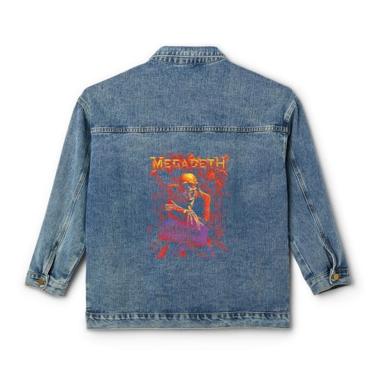 Discover Megadeth Classic Women's Denim Jackets Megadeth Men's Peace Sells