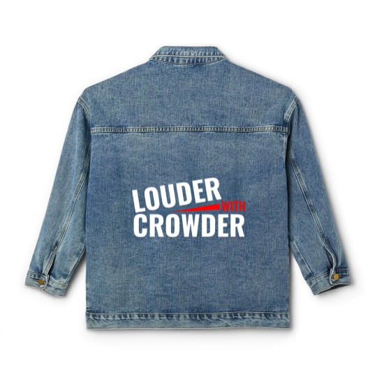 Discover louder with crowder steven crowder louder debate Classic Women's Denim Jackets
