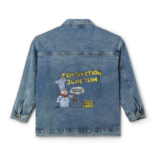 Discover Schoolhouse Rock Conjunction Junction Classic Women's Denim Jackets