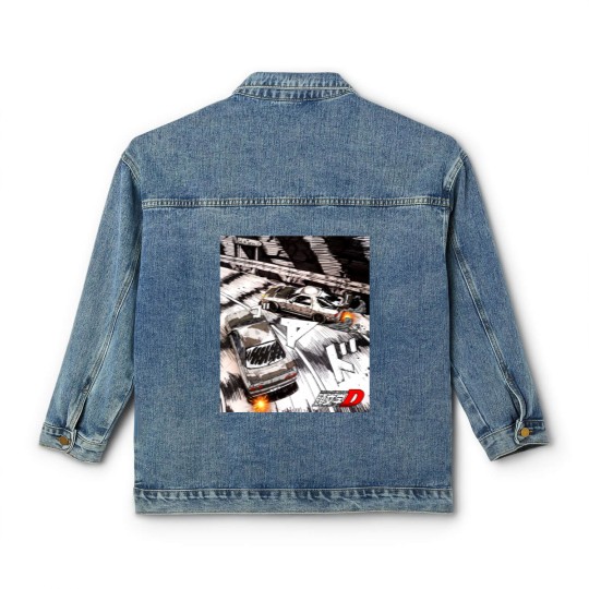 Discover Animauto - Initial D - Ryosuke VS Rin - Initial D - Classic Women's Denim Jackets