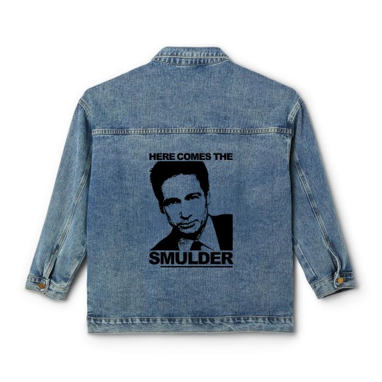 Discover Here Comes the sMulder - X-Files Returns in 2016! - David Duchovny - Classic Women's Denim Jackets