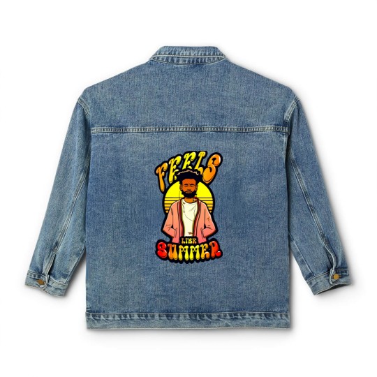 Discover Feels Like Summer - Childish Gambino - Classic Women's Denim Jackets